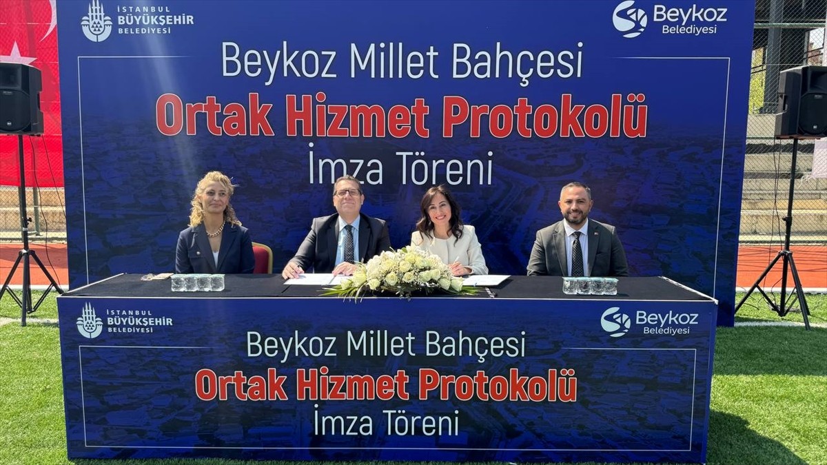 İstanbul Büyükşehir Belediyesi (İBB) ile Beykoz Belediyesi arasında "Beykoz Millet Bahçesi Ortak...