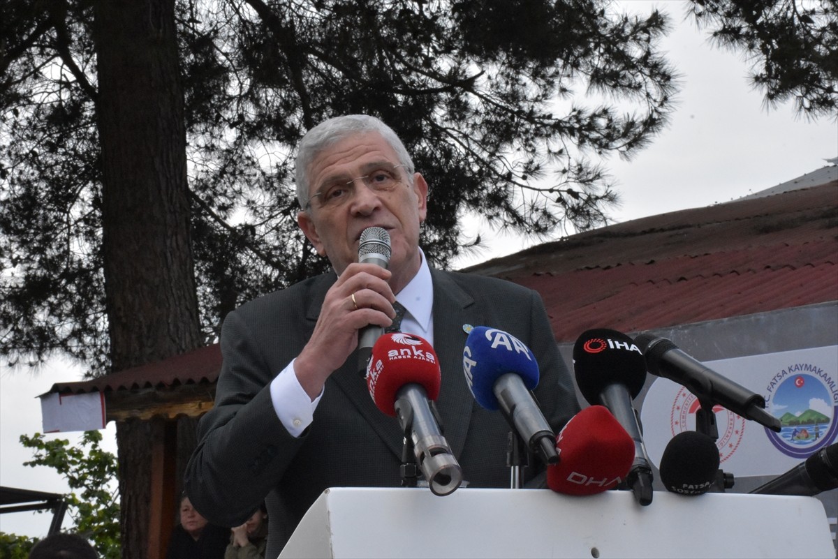 İYİ Parti Genel Başkanı Müsavat Dervişoğlu, Ordu'nun Fatsa ilçesine bağlı Kabakdağı Mahallesi'nde...