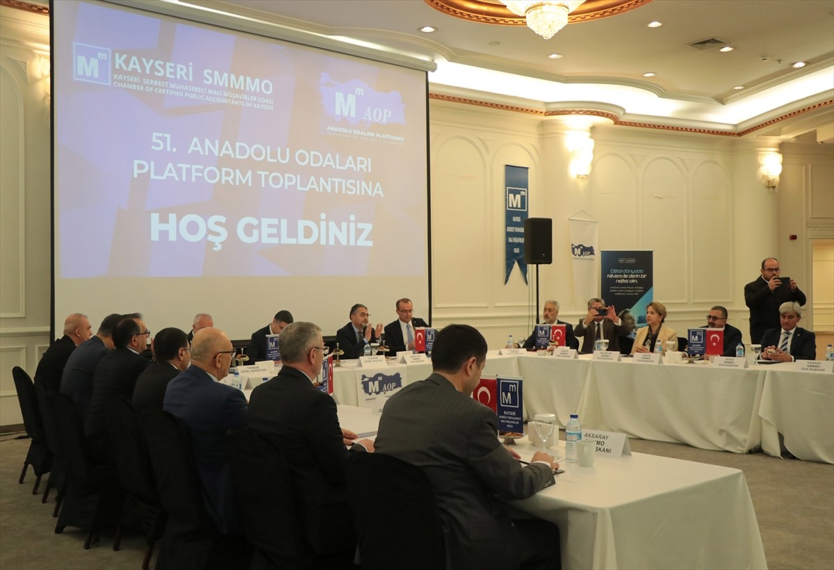 Kayseri Serbest Muhasebeci Mali Müşavirler Odası tarafından düzenlenen ve 17 oda başkanının...