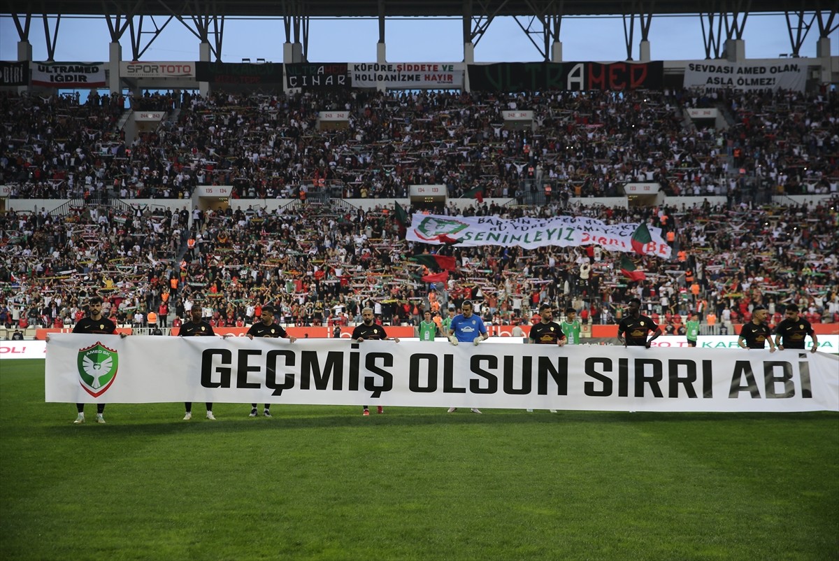 Trendyol 1. Lig'in 35. haftasında Amed Sportif Faaliyetler ile Ahlatcı Çorum FK, Diyarbakır...