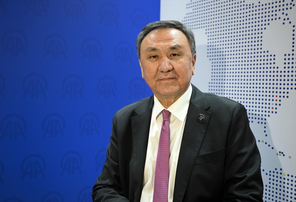 Türk Devletleri Teşkilatı (TDT) Genel Sekreteri Kubanıçbek Ömüraliyev, Anadolu Ajansının (AA)...