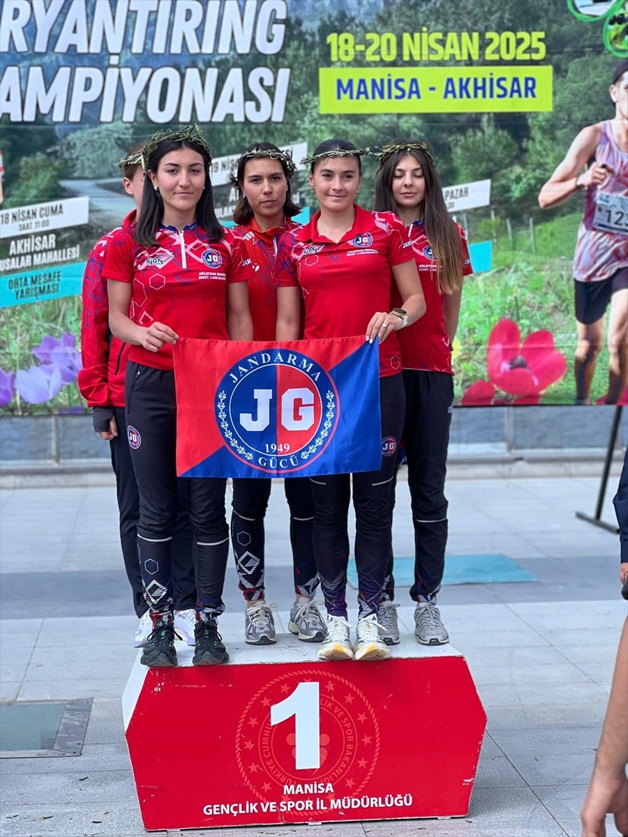 Türkiye Oryantiring Şampiyonası Sezon Finalinde Jandarma Gücü Oryantiring Elit Takımı ile Jandarma...