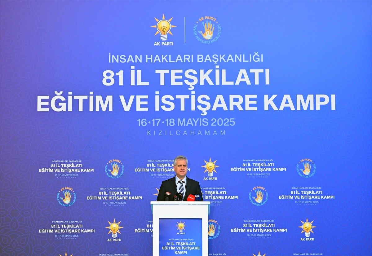 AK Parti Genel Başkan Yardımcısı ve İnsan Hakları Başkanı Hasan Basri Yalçın, Kızılcahamam'daki...