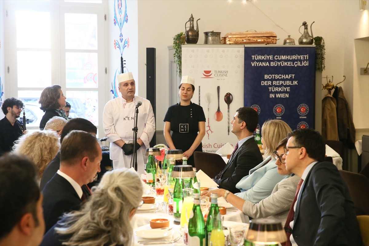 Avusturya'nın başkenti Viyana'da Türkiye’nin Viyana Büyükelçiliği tarafından Türk Mutfağı Haftası...