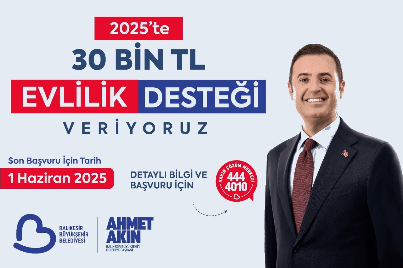 Balıkesir Kadınlarına Tek Seferlik 30.000 TL Evlilik Desteği