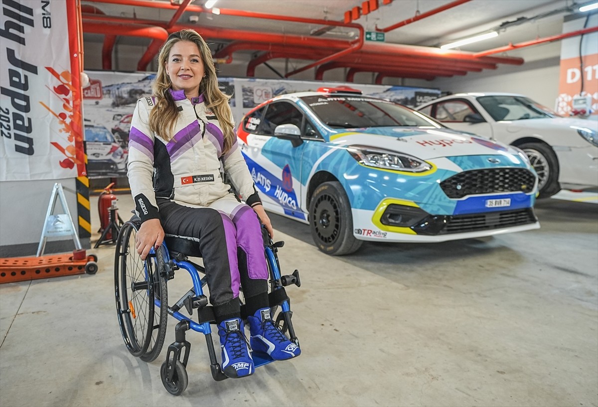 Bedensel engelli kadın ralli pilotu Kübra Denizci Keskin, Petrol Ofisi Maxima 2025 Türkiye Ralli...