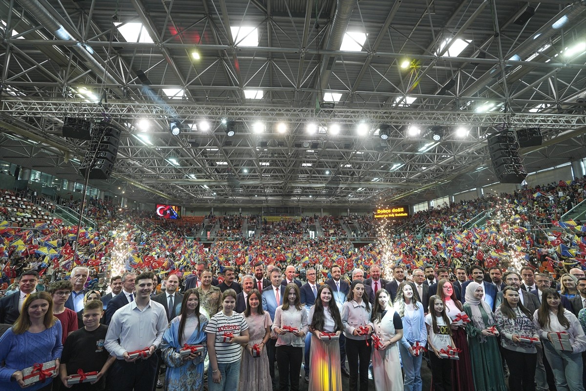 Bosna Hersek'in Zenica şehrinde Yunus Emre Enstitüsü (YEE) tarafından düzenlenen "Tercihim Türkçe...