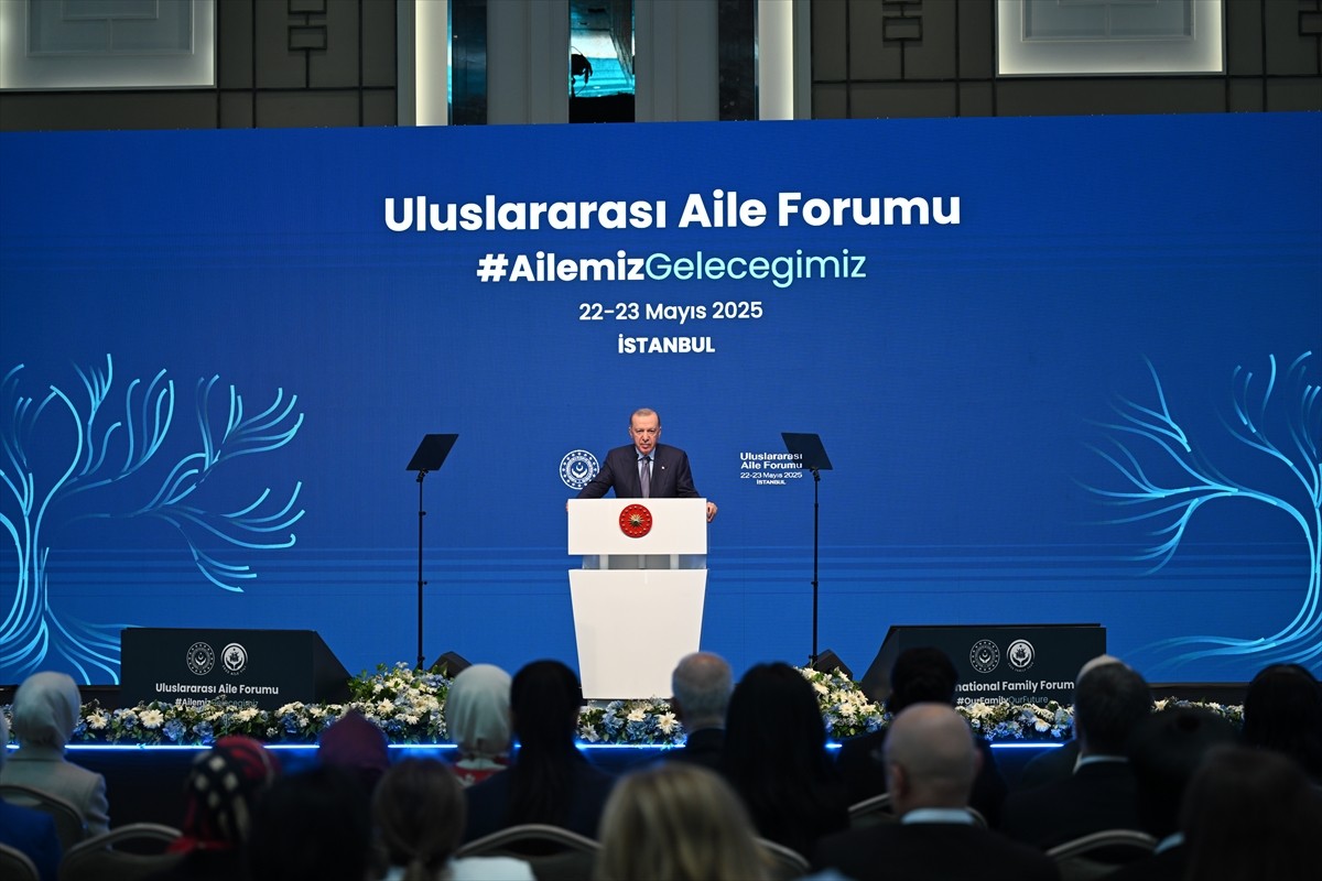 Cumhurbaşkanı Recep Tayyip Erdoğan, İstanbul'un Şişli ilçesinde bir otelde düzenlenen ve Anadolu...