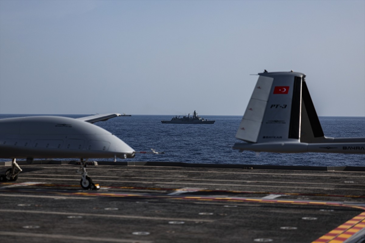 Deniz Kuvvetleri Komutanlığı tarafından icra edilen DENİZKURDU-2025 Tatbikatı kapsamında...