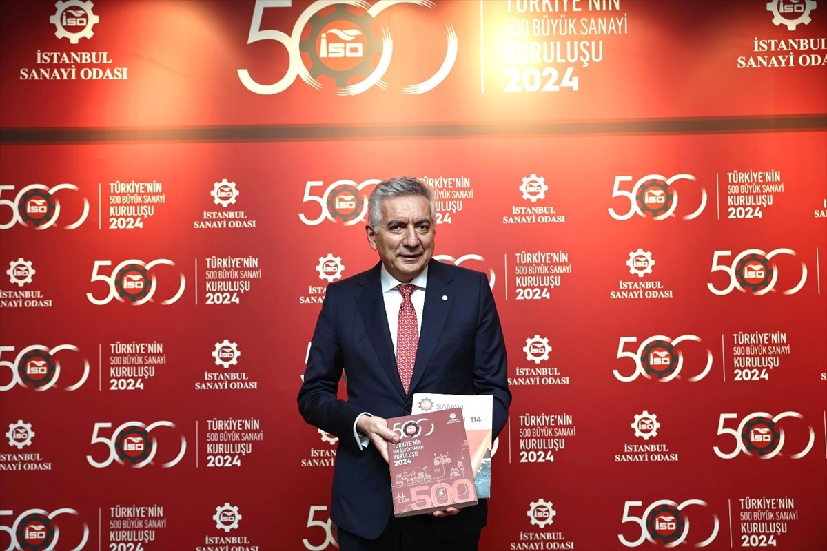 İstanbul Sanayi Odasının (İSO) hazırladığı "Türkiye'nin 500 Büyük Sanayi Kuruluşu 2024"...