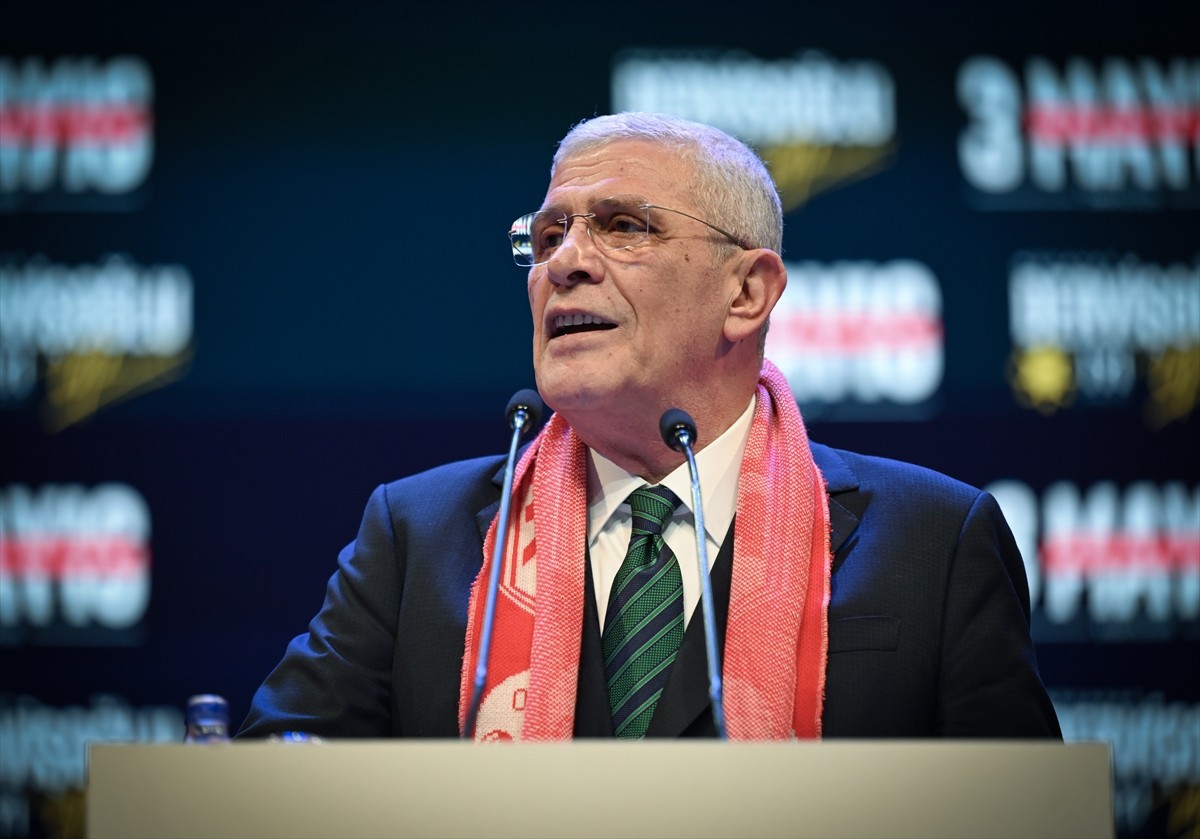 İYİ Parti Genel Başkanı Müsavat Dervişoğlu, partisince Türkçülük Günü dolayısıyla ATO Congresium...