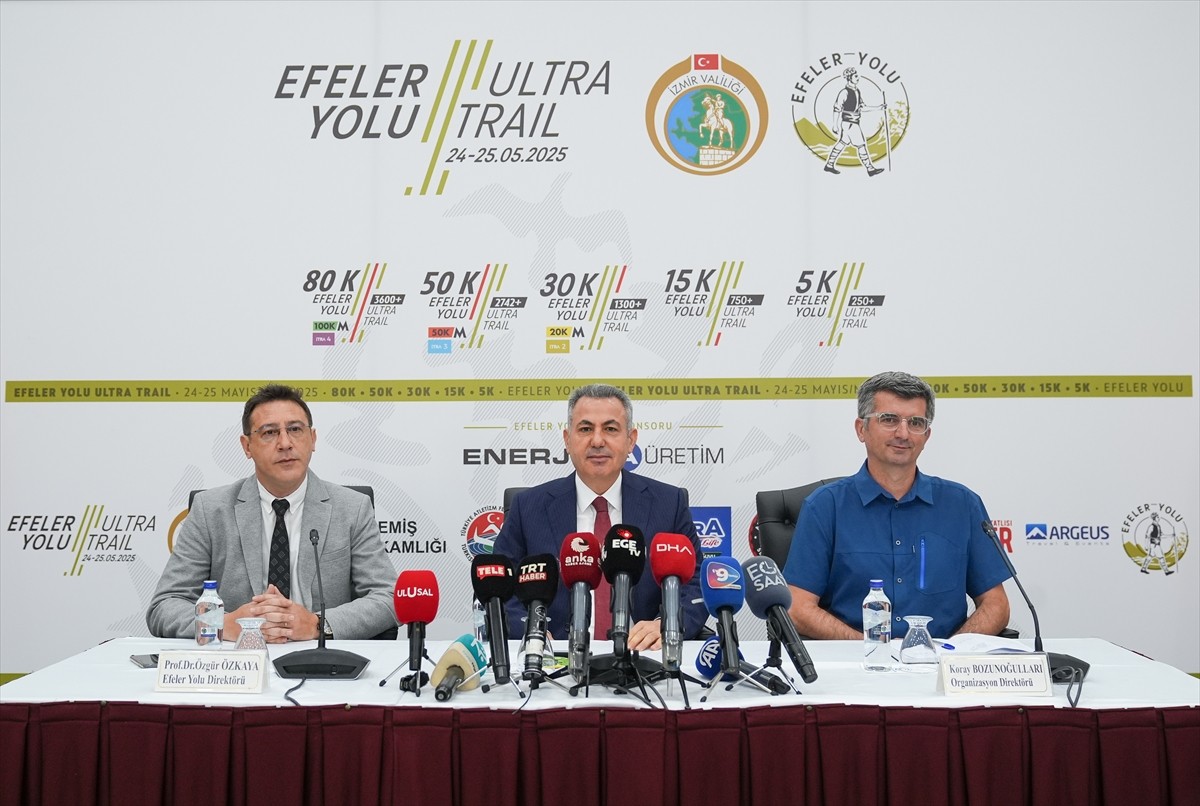 İzmir Valiliği himayesinde bu yıl ilk kez düzenlenecek Efeler Yolu Ultra Trail, 24-25 Mayıs'ta...