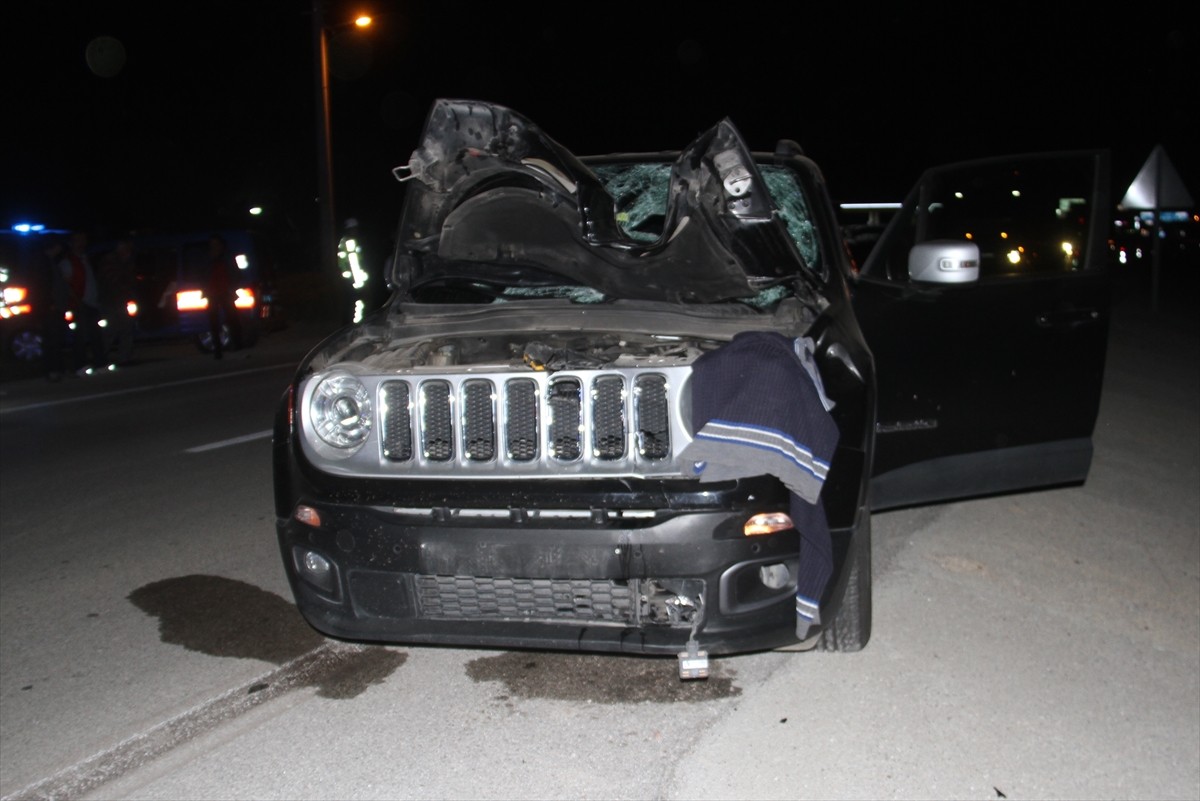 Konya'nın Beyşehir ilçesinde cipin çarptığı yaya yaşamını yitirdi.