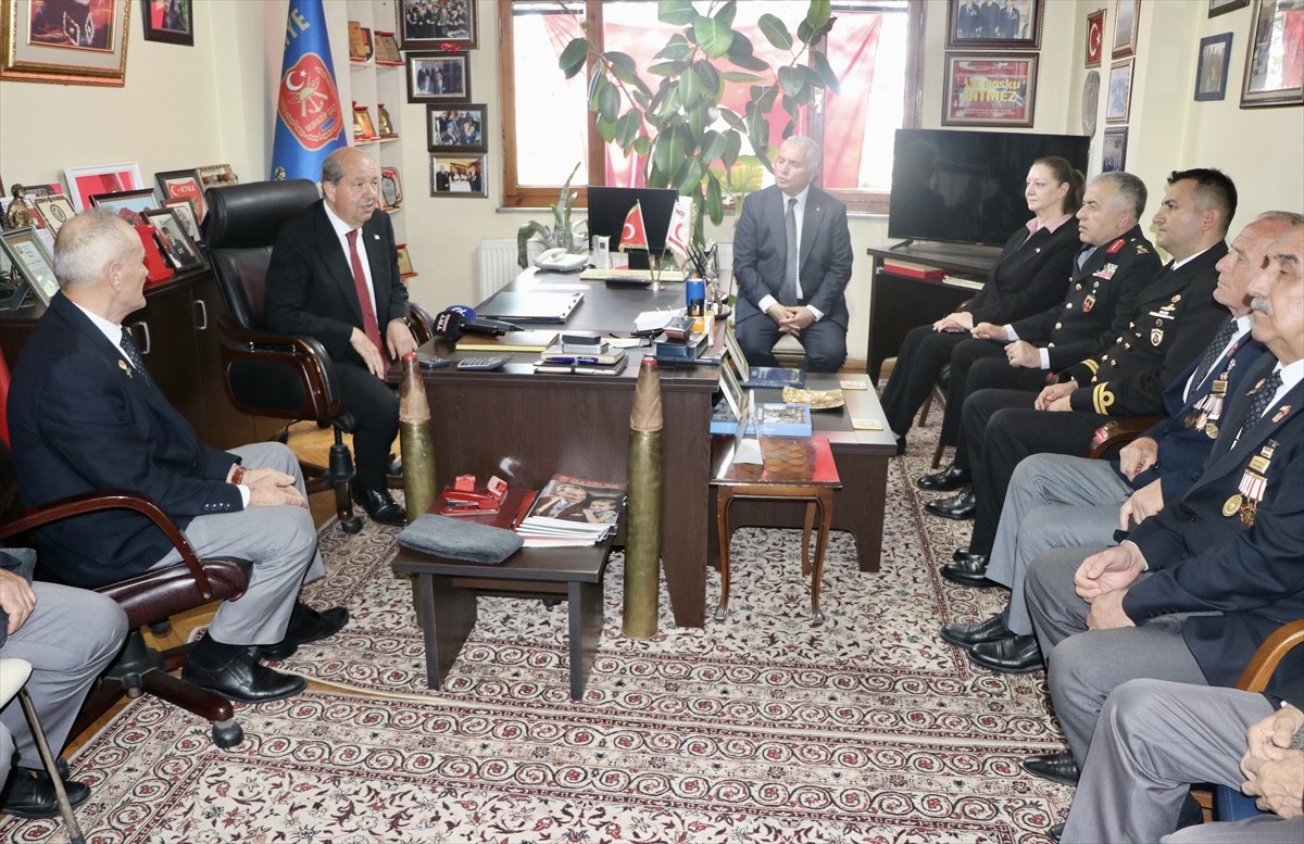 Kuzey Kıbrıs Türk Cumhuriyeti (KKTC) Cumhurbaşkanı Ersin Tatar, Türkiye Muharip Gaziler Derneği...