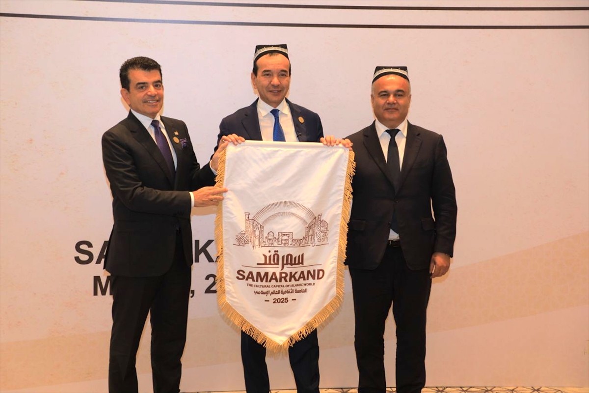 Özbekistan'ın tarihi Semerkant şehrinin İslam Dünyası Eğitim, Bilim ve Kültür Teşkilatı (ISESCO)...
