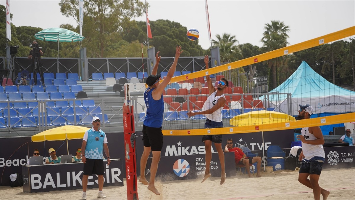 Plaj voleybolu,nda Nations Cup Preliminary Round Balıkesir Ören etabı, A grubu final maçlarıyla...