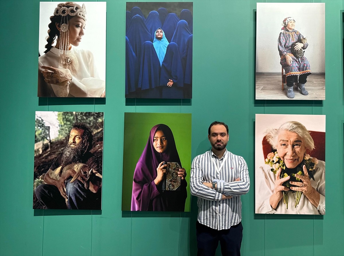 Rusya'nın St. Petersburg kentinde, Türkiye dahil 20 ülkeden sanatçının katılımıyla "Ben Burada...