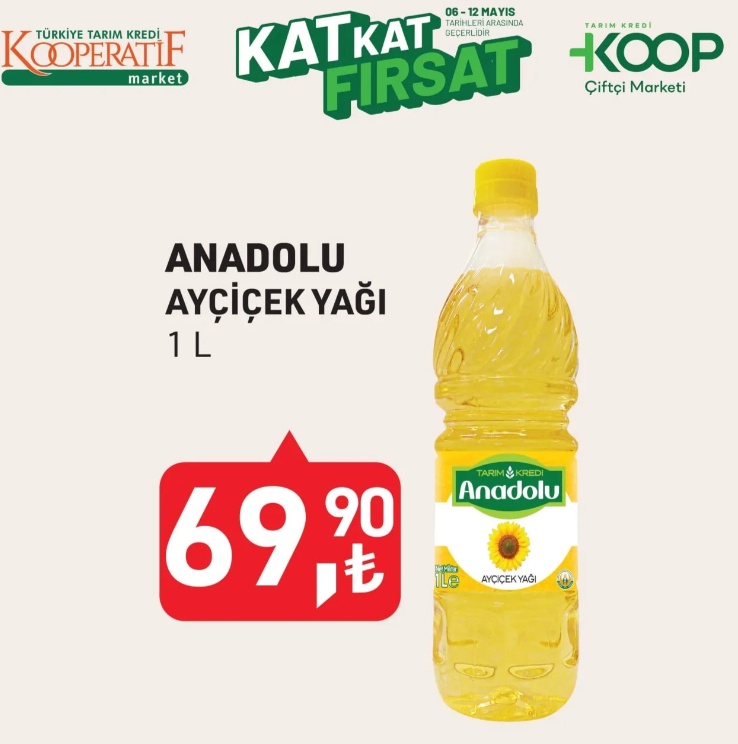 Tarım Kredi'den Dev İndirimler! 8 Mayıs'ta Mutfaklara 65 TL'ye Girecek Fırsatlar