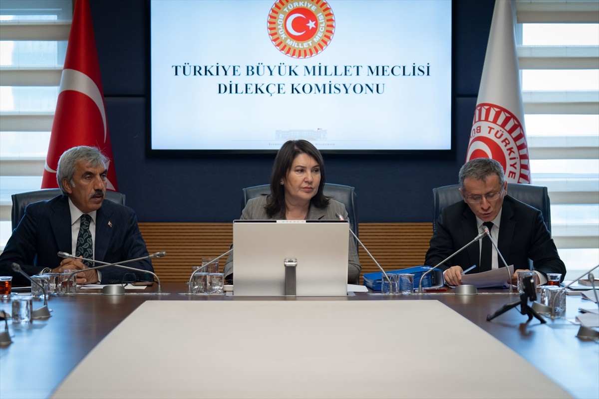 TBMM Dilekçe Komisyonu, AK Parti Adana Milletvekili Sunay Karamık (ortada) başkanlığında toplandı....