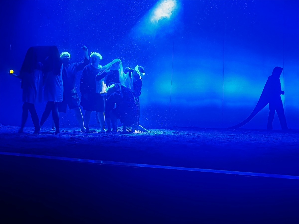 Trabzon'da düzenlenen 25'inci Uluslararası Karadeniz Tiyatro Festivali, Moldova ekibinin Teatrul...