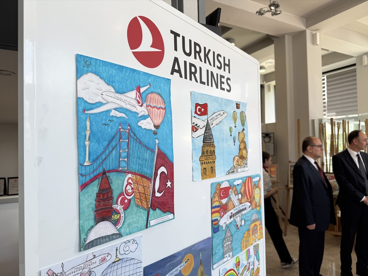 Türk Hava Yolları (THY) tarafından Kuzey Makedonya'da okullar arası düzenlenen "Türkiye'de nereye...