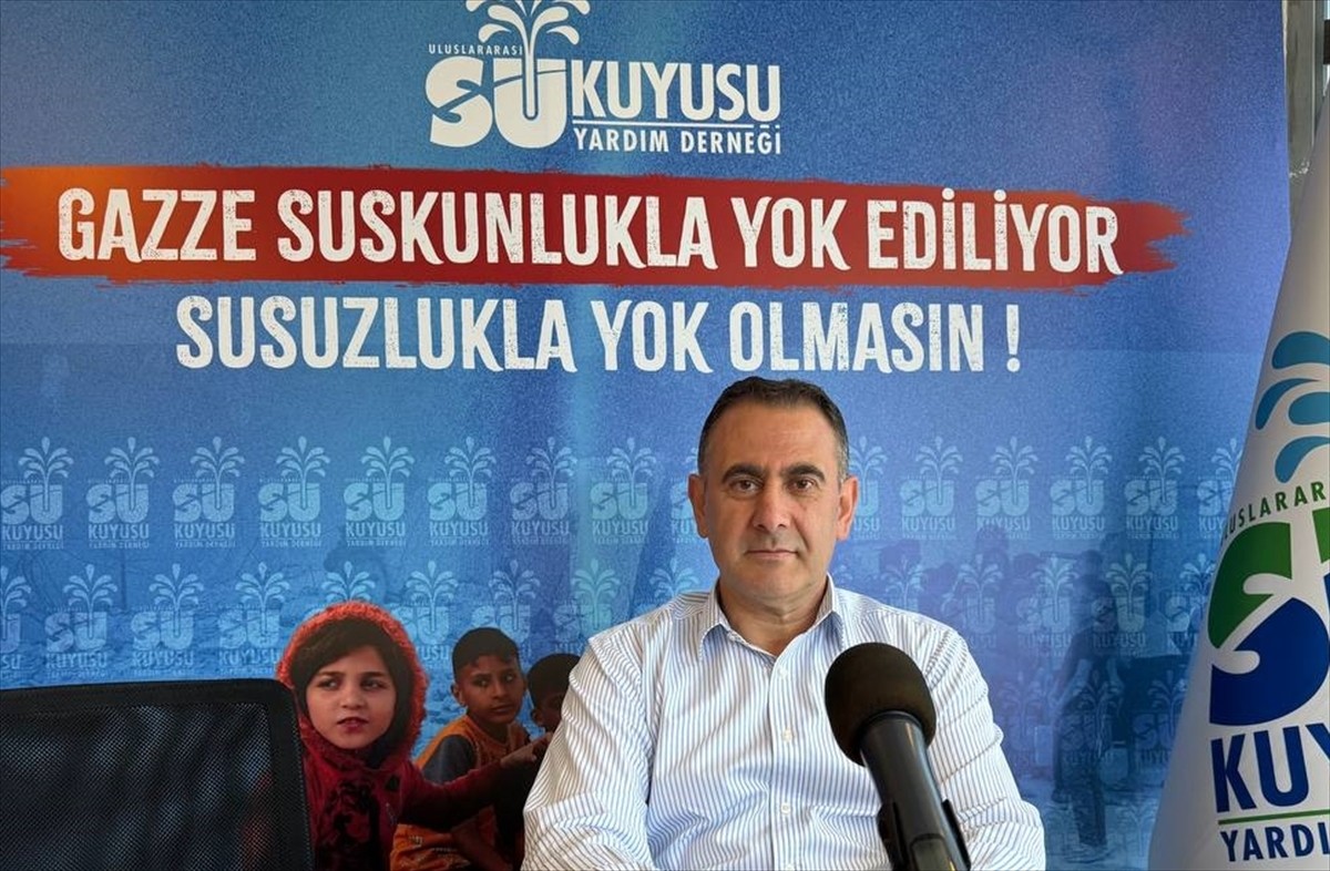 Uluslararası Su Kuyusu Yardım Derneği Başkanı Hacı Ali Aydın, açıklamalarda bulundu.