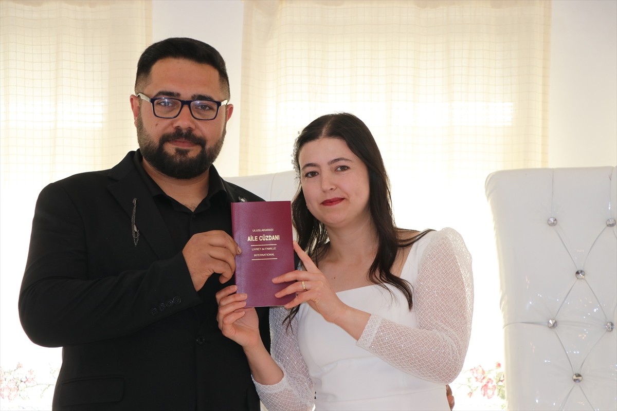 Yozgat'ta çok sayıda çiftin nikah günü olarak, 5 Mayıs 2025'i tercih etmesi, nikah dairelerinde...