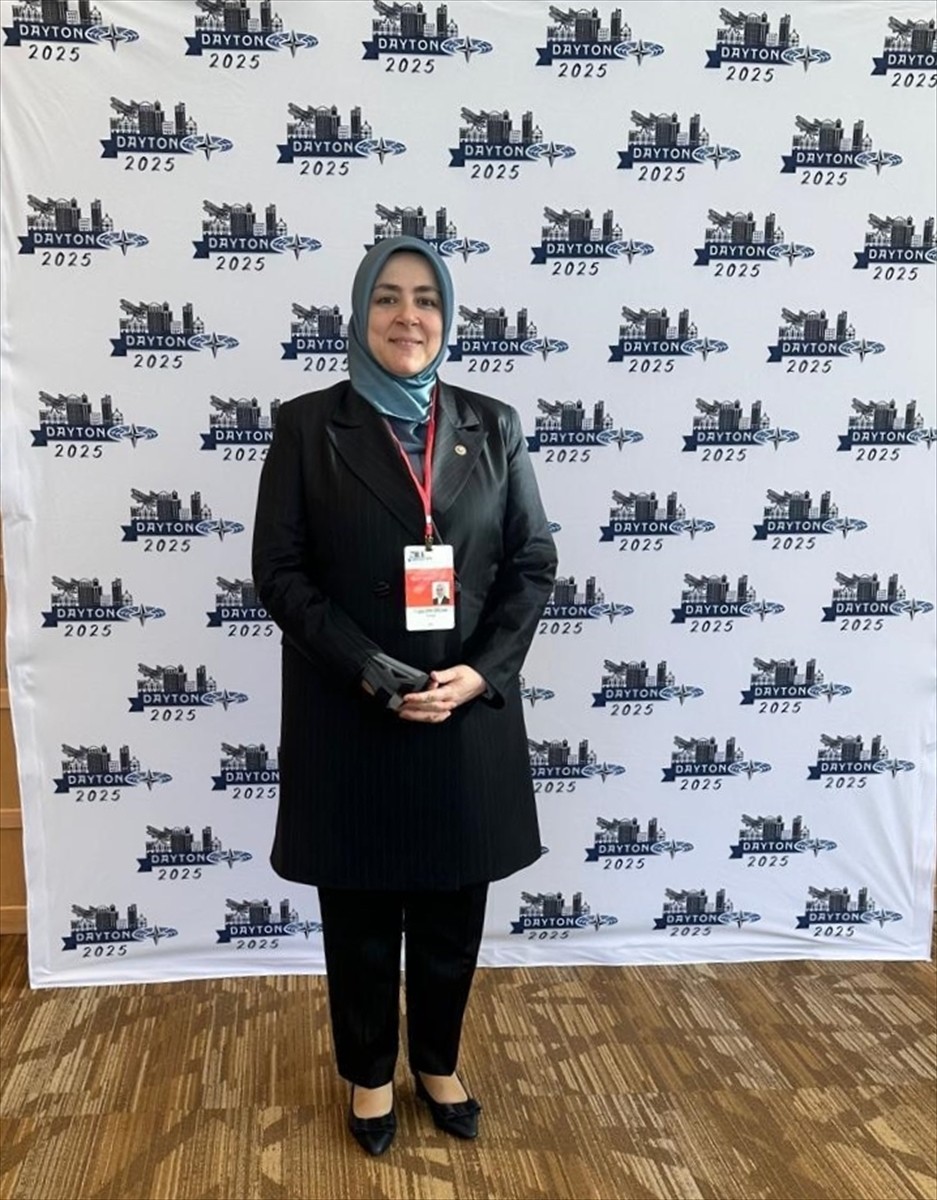 AK Parti Genel Merkez Kadın Kolları Başkanı Tuğba Işık Ercan, ABD'nin Dayton kentinde düzenlenen...