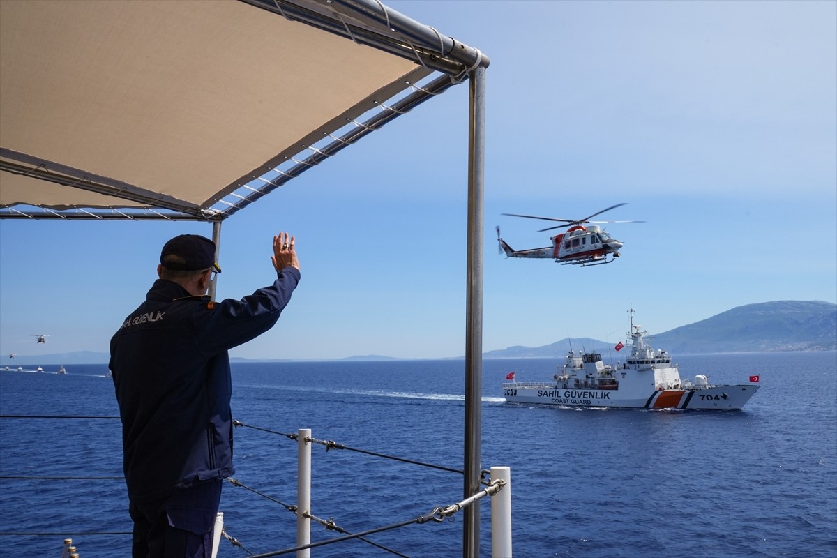 Anadolu Yıldızı 2025 Müşterek Arama Kurtarma Tatbikatı'nın Ege Denizi'nin uluslararası suları ve...