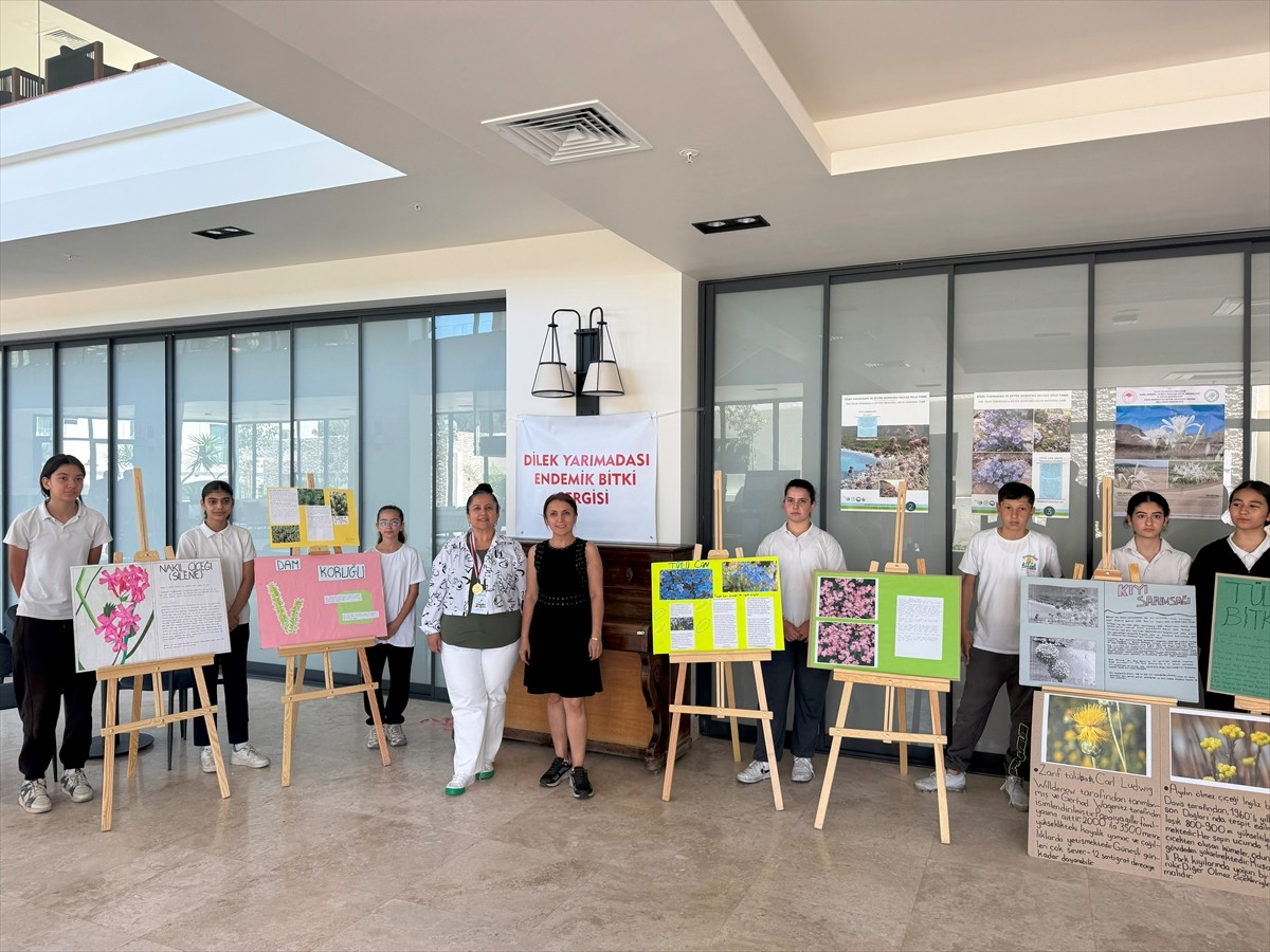 Aydın'ın Kuşadası ilçesinde Dilek Yarımadası Büyük Menderes Deltası Milli Parkı'ndaki endemik...