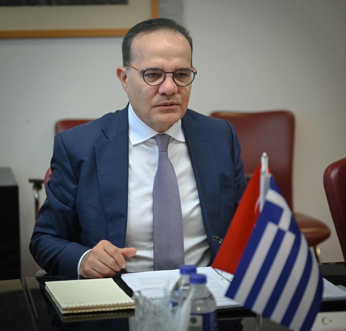 Dışişleri Bakan Yardımcısı Büyükelçi Mehmet Kemal Bozay ve Yunanistan Dışişleri Bakan Yardımcısı...