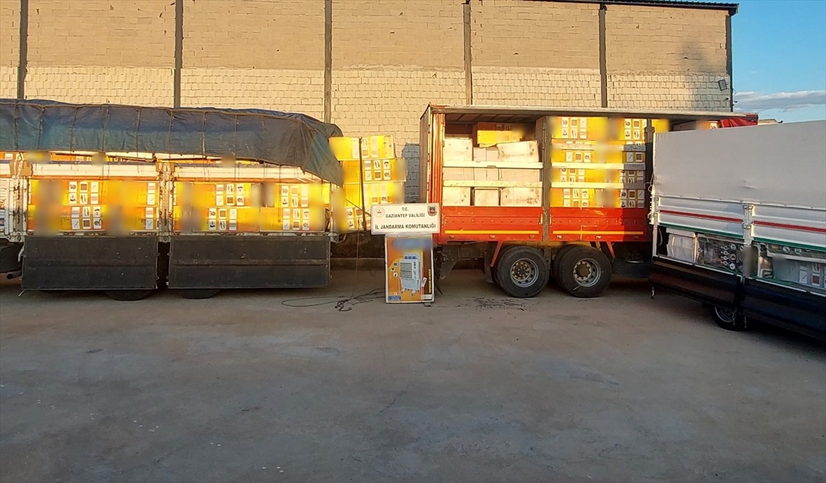 Gaziantep'te düzenlenen kaçakçılık operasyonunda 254 klima ele geçirildi, 1 şüpheli gözaltına...