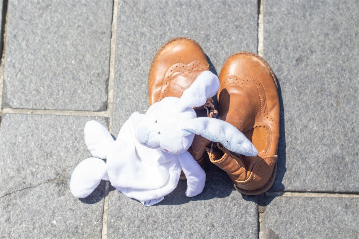 Hollanda'nın Almere kentinde, İsrail'in Gazze'ye yönelik saldırılarında öldürülen Filistinli...