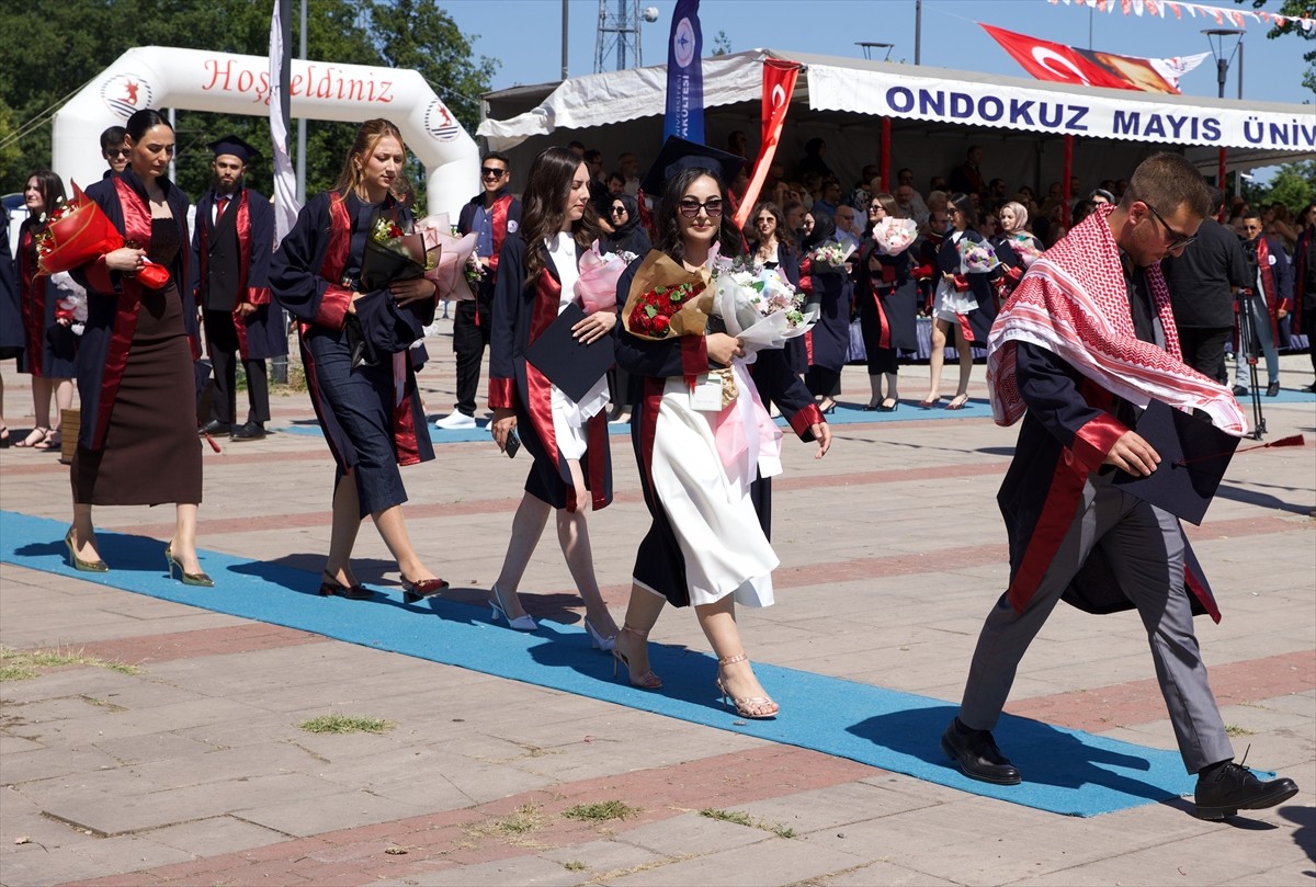 Ondokuz Mayıs Üniversitesi (OMÜ) Mühendislik Fakültesinde mezuniyet töreni...