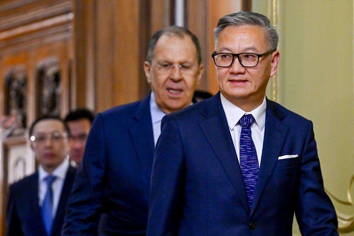 Rusya Dışişleri Bakanı Sergey Lavrov, Rusya'yı ziyaret eden Laos Dışişleri Bakanı Thongsavanh...