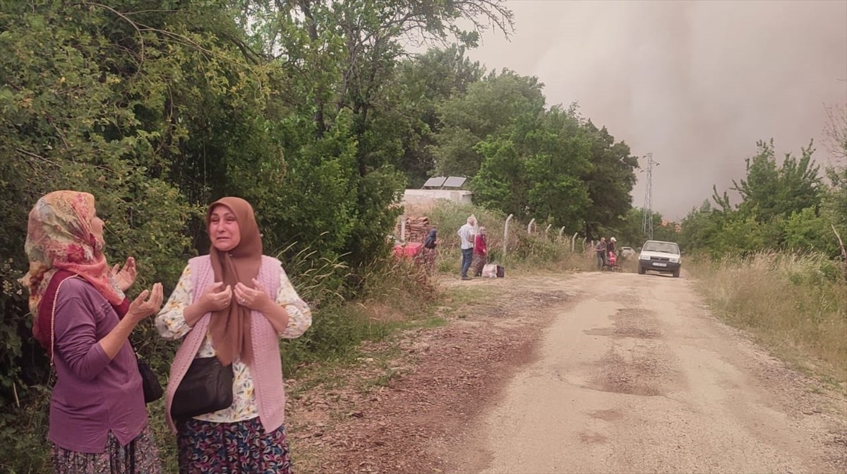 Sakarya'nın Taraklı ilçesindeki ormanlık alanda çıkan yangın, Bilecik tarafına sıçradı....