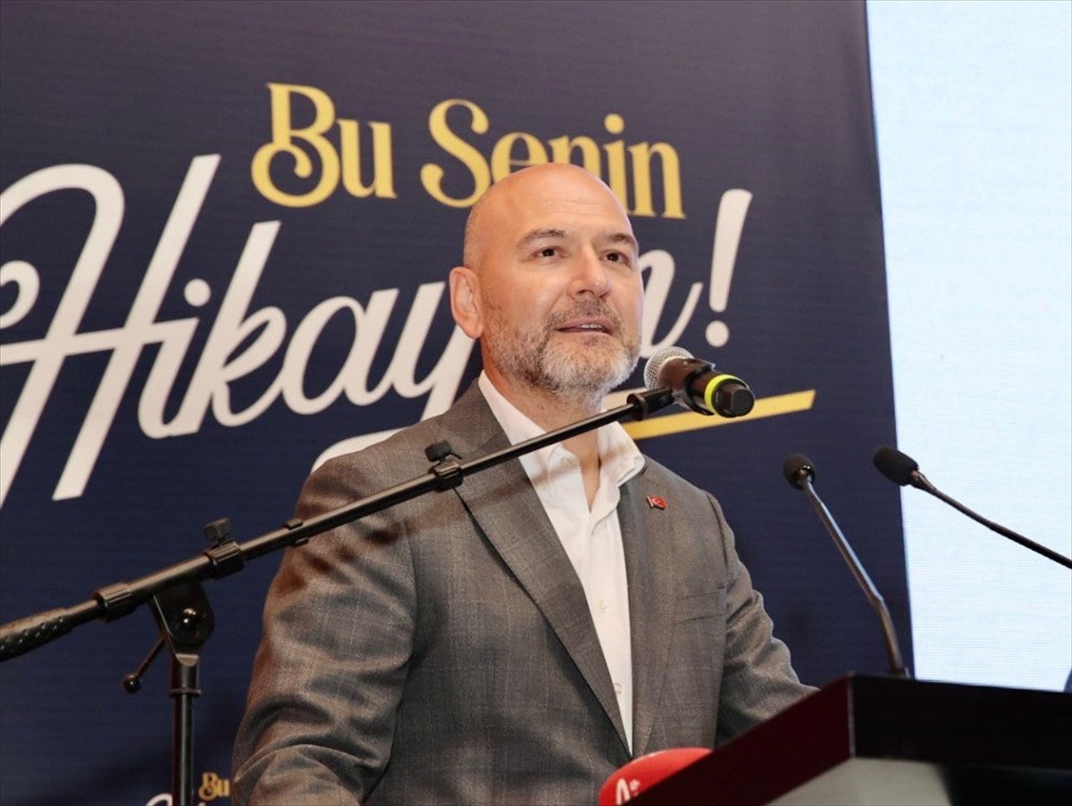 TBMM İçişleri Komisyonu Başkanı Süleyman Soylu, Ordu Kültür ve Sanat Merkezi'nde düzenlenen...