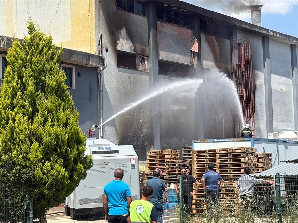 Tekirdağ'ın Ergene ilçesinde Avrupa Serbest Bölgesi'ndeki kimyasal üretim yapan bir fabrikada...
