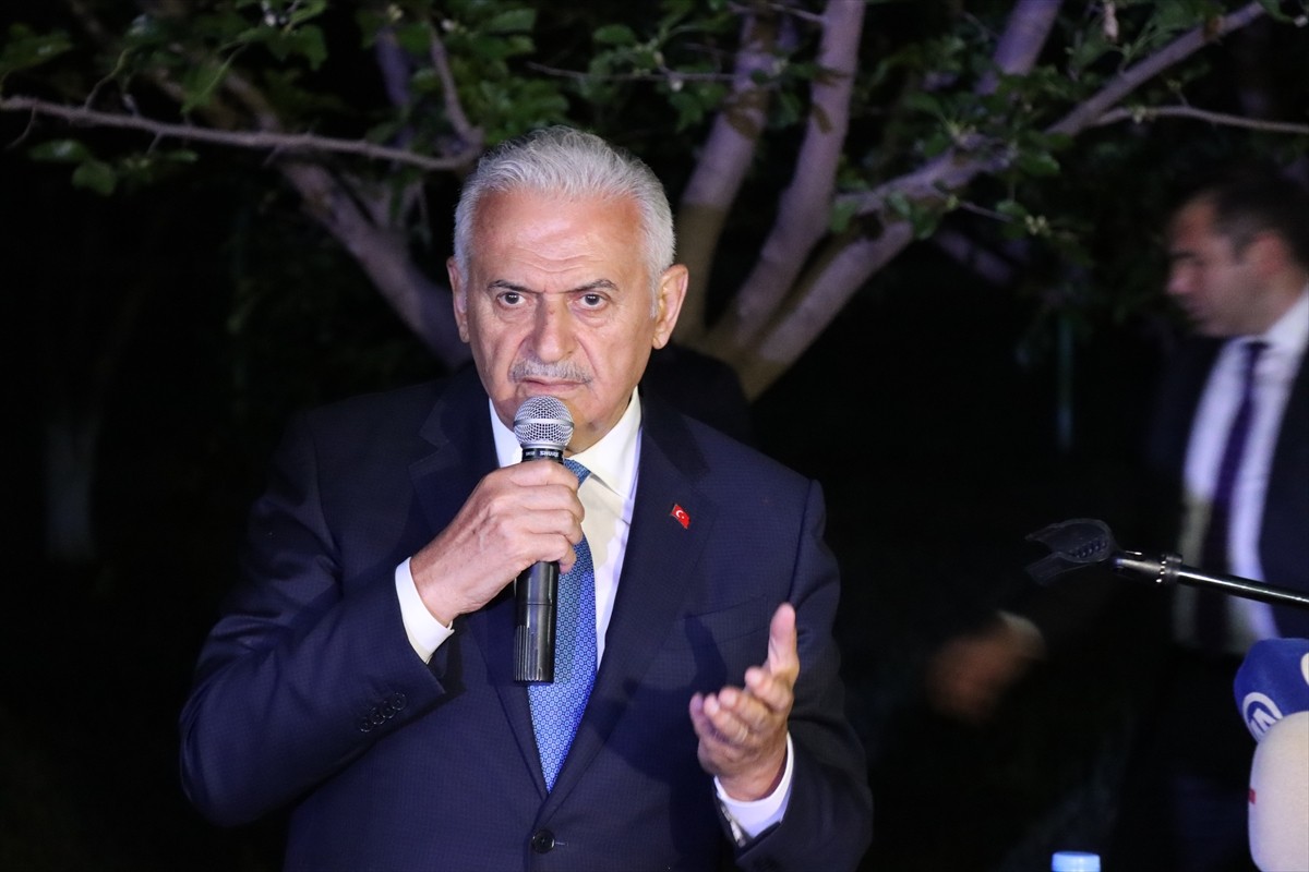 Türk Devletleri Teşkilatı Aksakallar Konseyi Başkanı Binali Yıldırım, AK Parti Erzincan İl...
