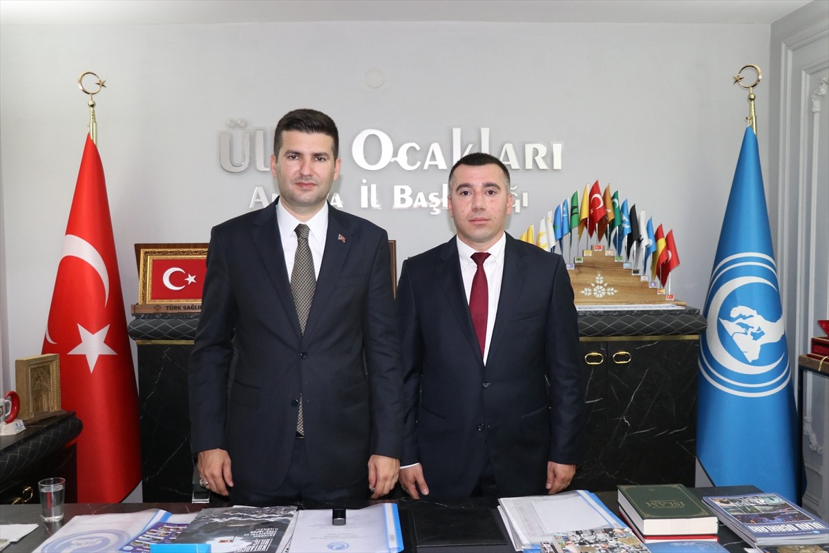 Ülkü Ocakları Genel Başkanı Ahmet Yiğit Yıldırım (fotoğrafta) Ülkü Ocakları Amasya İl Başkanlığı...