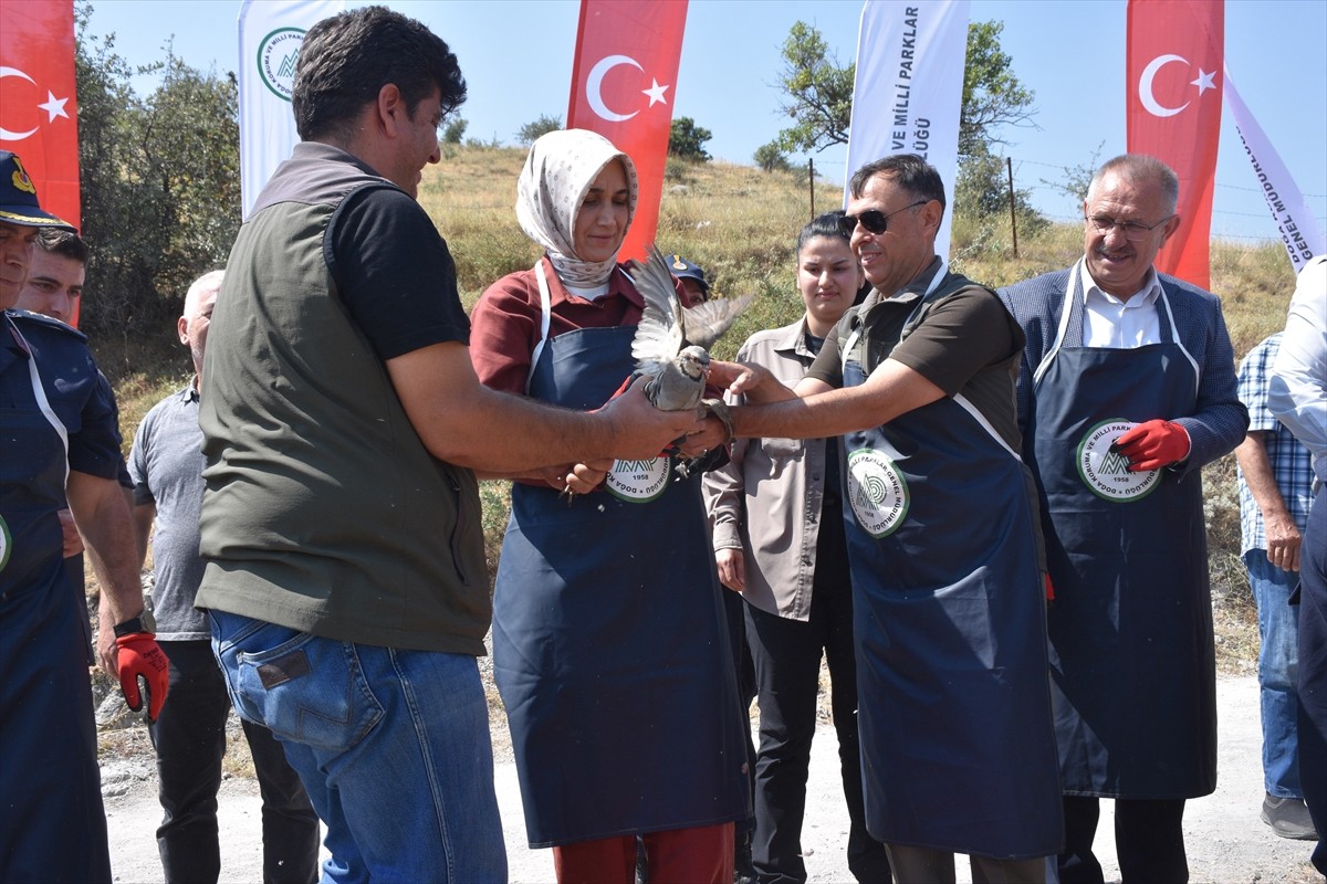 Afyonkarahisar'da yaban hayatının korunması ve doğal dengeyi desteklemek amacıyla doğaya 1000...