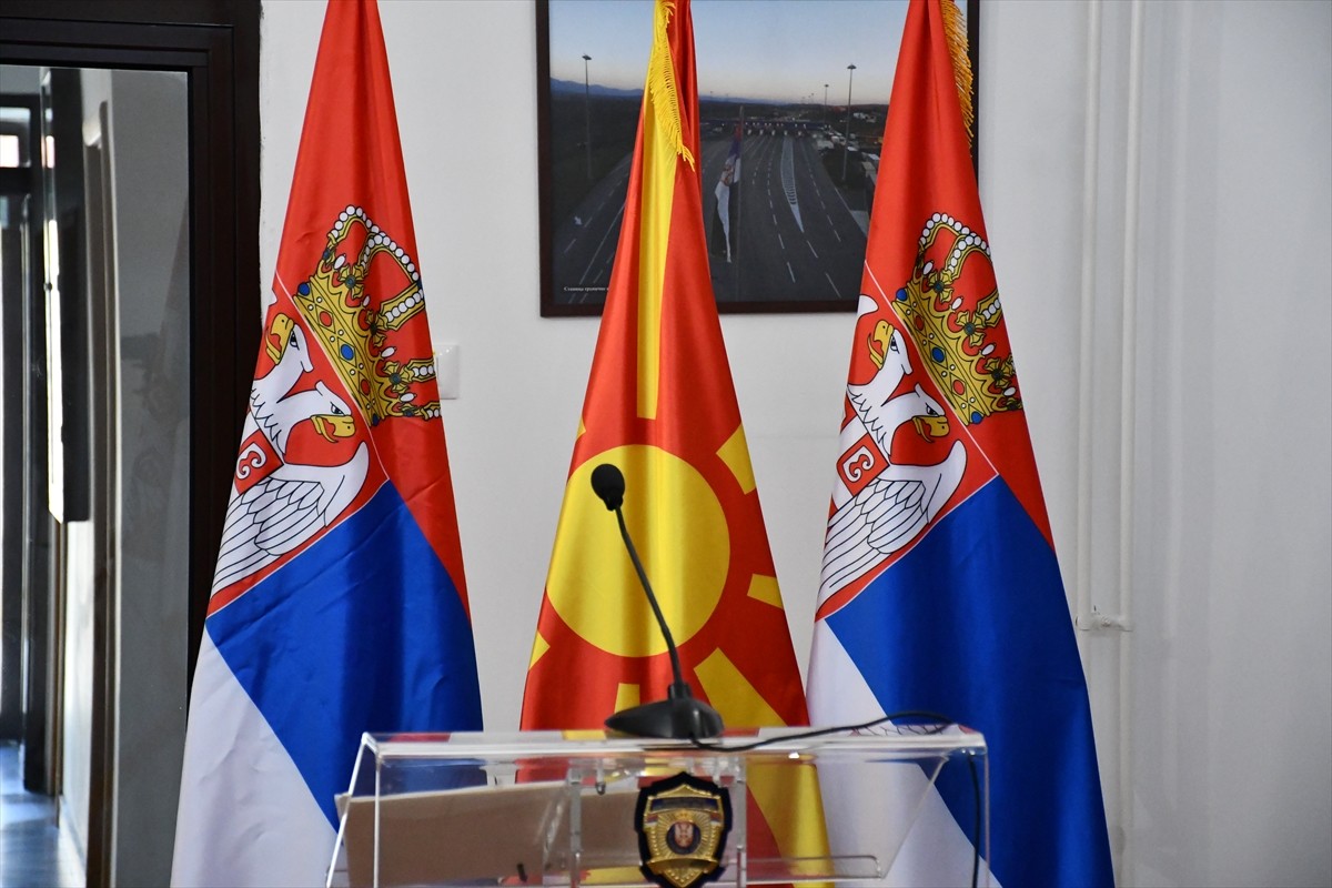 Balkan ülkeleri Kuzey Makedonya ile Sırbistan arasında yer alan Tabanovci-Preşevo Sınır...