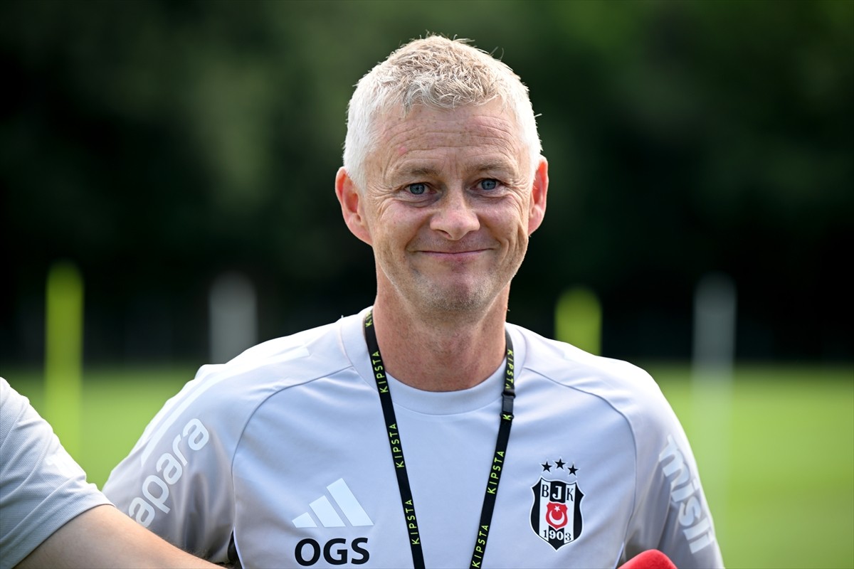 Beşiktaş Teknik Direktörü Ole Gunnar Solskjaer, siyah-beyazlı takımın Avusturya'nın Wiener...