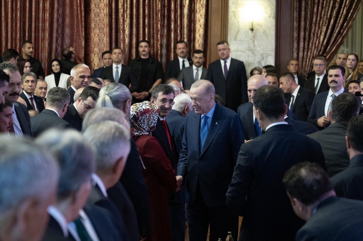 Cumhurbaşkanı Recep Tayyip Erdoğan, TBMM'de düzenlenen 15 Temmuz Demokrasi ve Milli Birlik Günü...