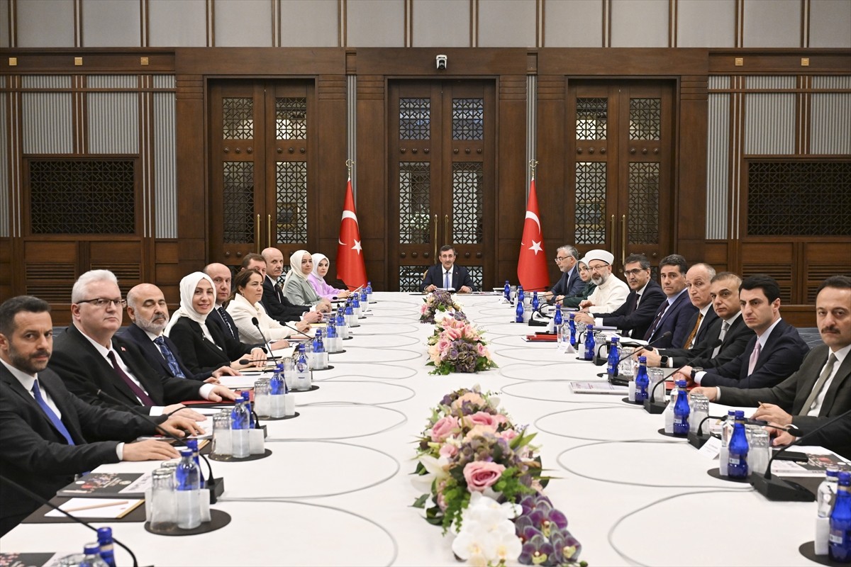 Cumhurbaşkanı Yardımcısı Cevdet Yılmaz,  Cumhurbaşkanlığı Külliyesi'ndeki Nüfus Politikaları...