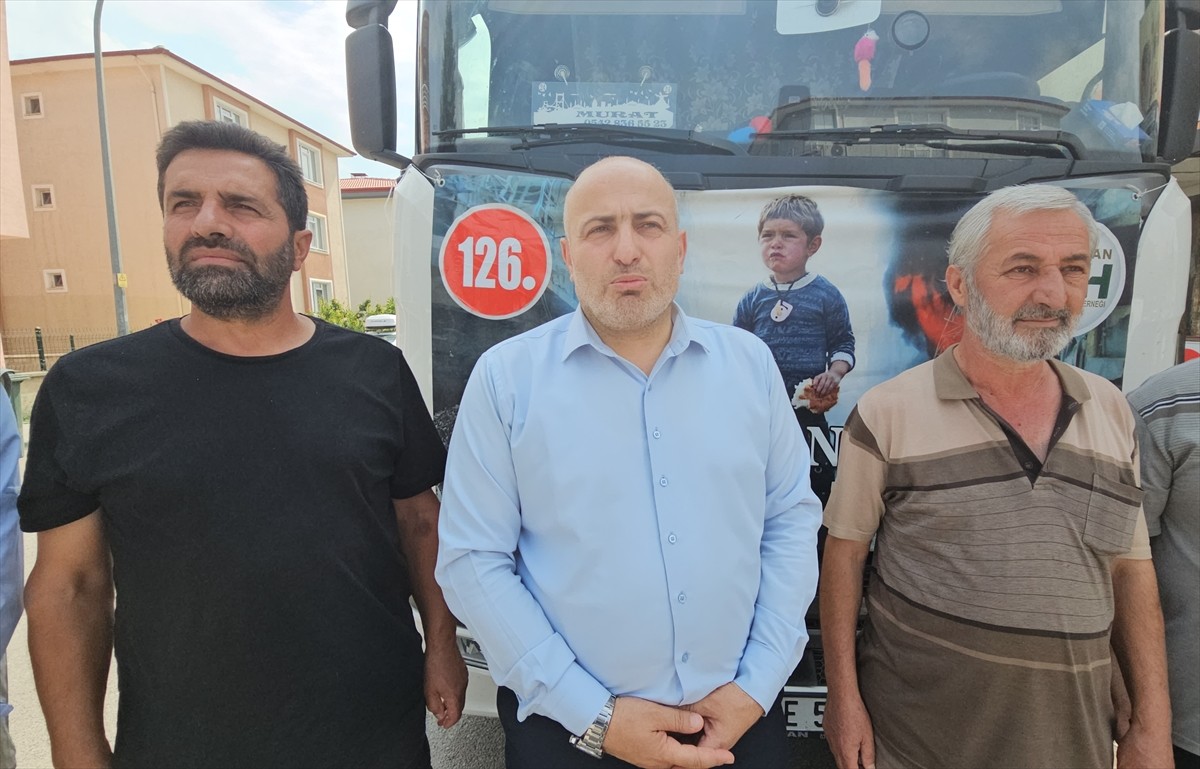 Erzincan'dan, başta Filistin ve Suriye gibi yoğun ihtiyacın olduğu bölgelere ulaştırılmak üzere...