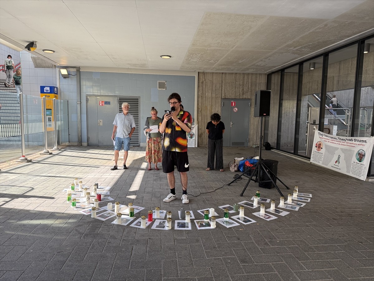Hollanda’da, "Gazze için Doktorlar (Artsen voor Gaza)" adlı grubun organizasyonuyla Amsterdam...