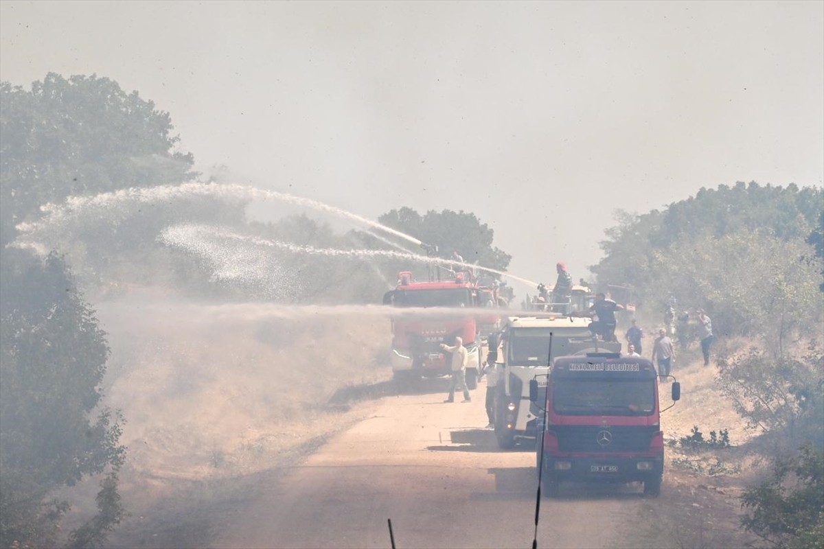 Kırklareli'nin Çeşmeköy köyünde anızdan başlayıp ormana sıçrayan yangın söndürüldü.
