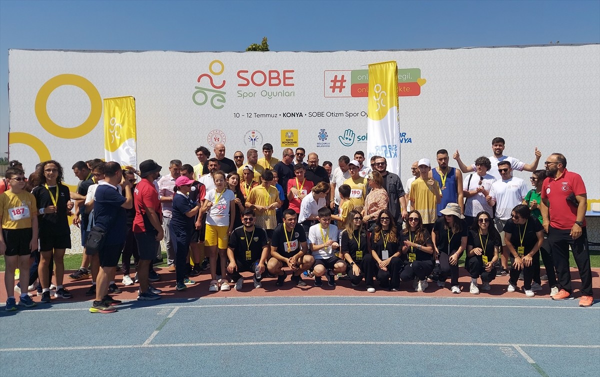Konya'da otizmli bireylerin katılımıyla düzenlenen SOBE Otizm Spor Oyunları, son gün...