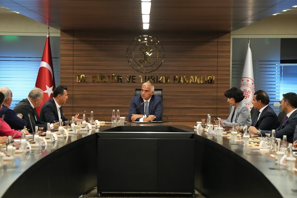 Kültür ve Turizm Bakanı Mehmet Nuri Ersoy, Belek Turizm Yatırımcıları Birliğinin (BETUYAB) Yönetim...